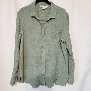 Natural Reflections Sage Textured Shirt